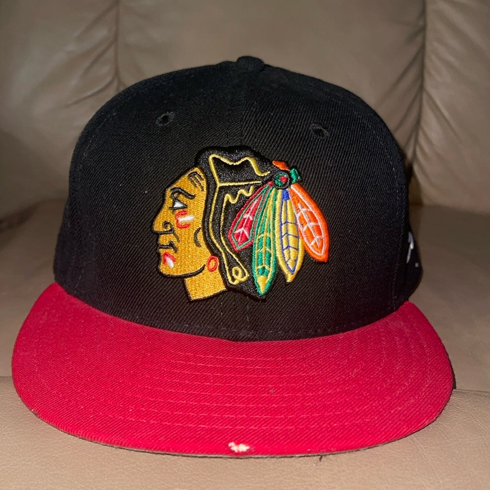 Chicago Blackhawks Authentic Collection 59FIFTY Fitted Size 7 1/8